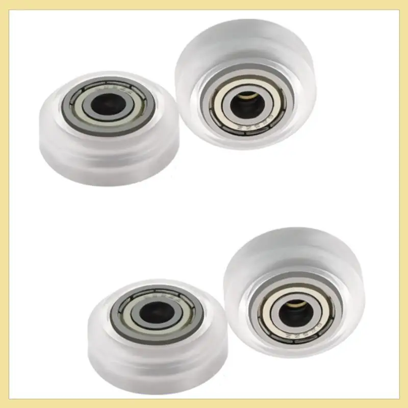 TTKK-20 Buah Roda Plastik Printer 3D POM Model Besar Roda Bulat Pasif Roda Gigi Katrol Pemalas untuk CNC Openbuilds V-slot