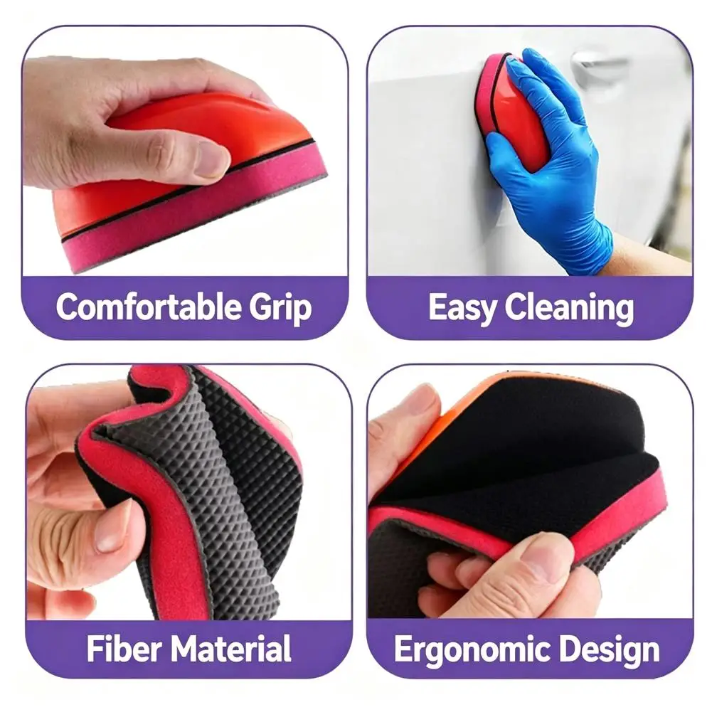 Car Cleaning Clay Mouse Applicator Car Care Paint Cleaner Remove Magic Clay Bar