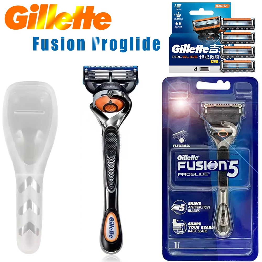 

Бритва, мужская бритва Gillette Fusion Proglide, бритва Gillette, 5-слойное лезвие из нержавеющей стали и 1-слойное нежное лезвие с бакенбардами
