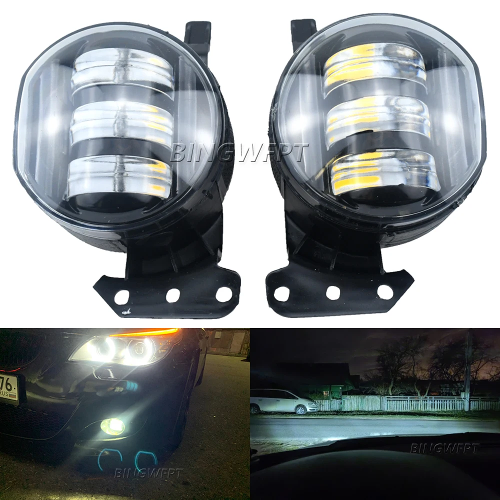 

2pcs Fog lights For BMW E60 E90 E63 E46 323i 325i 335i 328i 525i 530i 545i 550i Car Accessories 12v