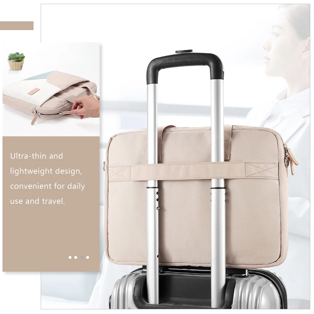 

Laptop Carrying Tote Ultra-Thin Lightweight Portable Laptop Bag Large Capacity For Business Travel Computer Handbag Storage