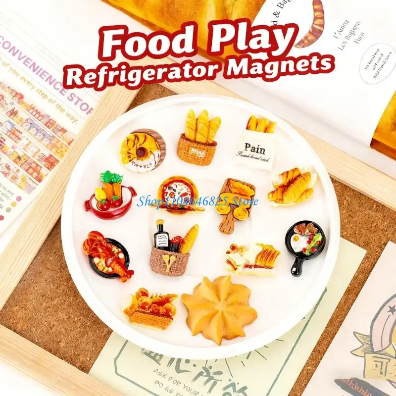 مغناطيس الثلاجة، مغناطيس خزانة لطيف، مغناطيس ديكور للثلاجة، خزانة السبورة البيضاء، هدية فنية برونزية للمطبخ