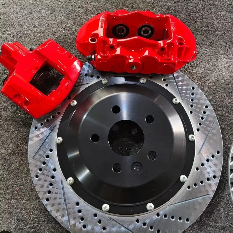 GT4 4-Pot Big Brake Caliper Kit forModel 3 Highland/Y Rivian R1T/S Lucid Air i4 M50 BYD Seal Ioniq 5/6 Mustang Mach-E