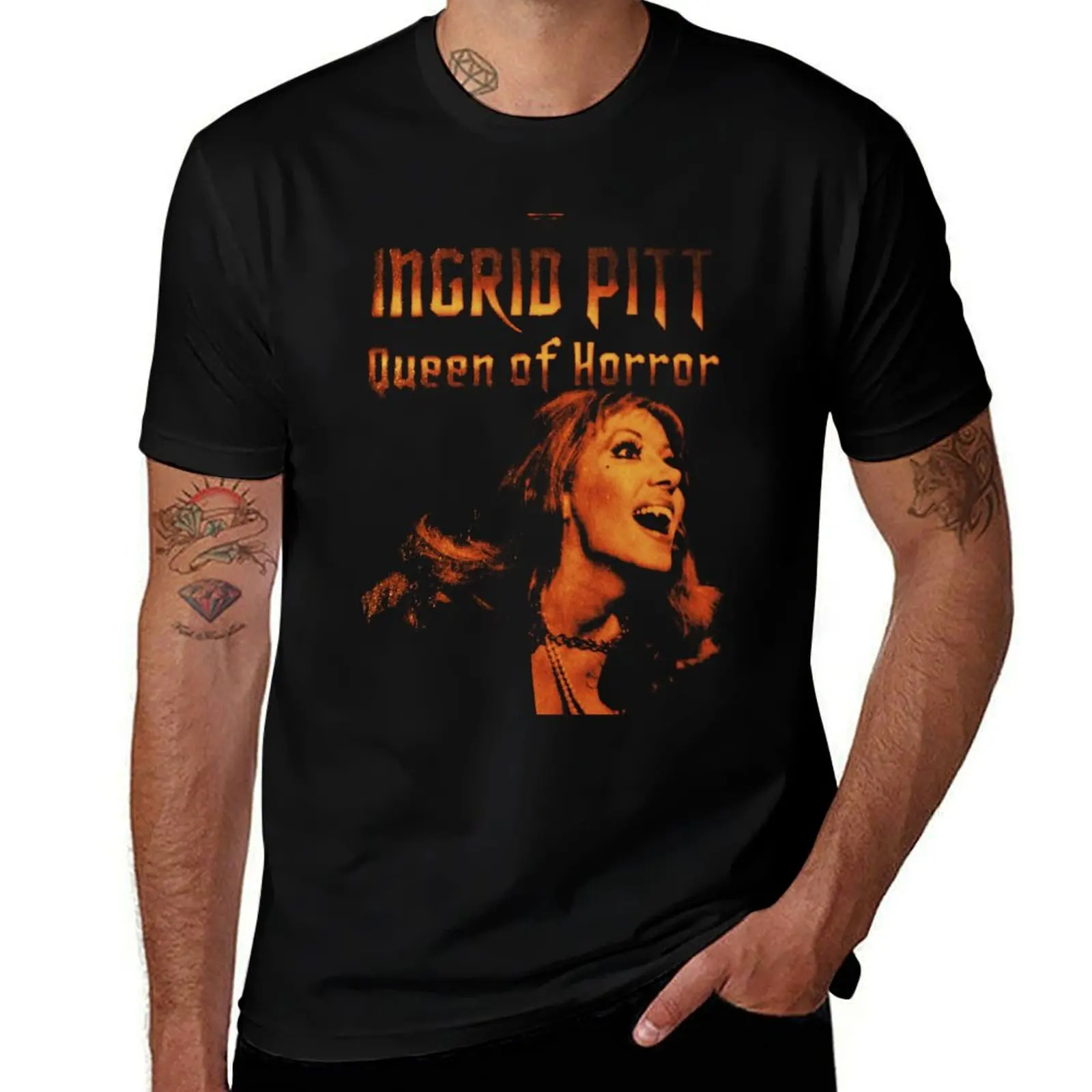 

Queen of Horror T-Shirt man t shirt cotton man t shirts high quality luxury brand t shirts for man pack cotton T-Shirt