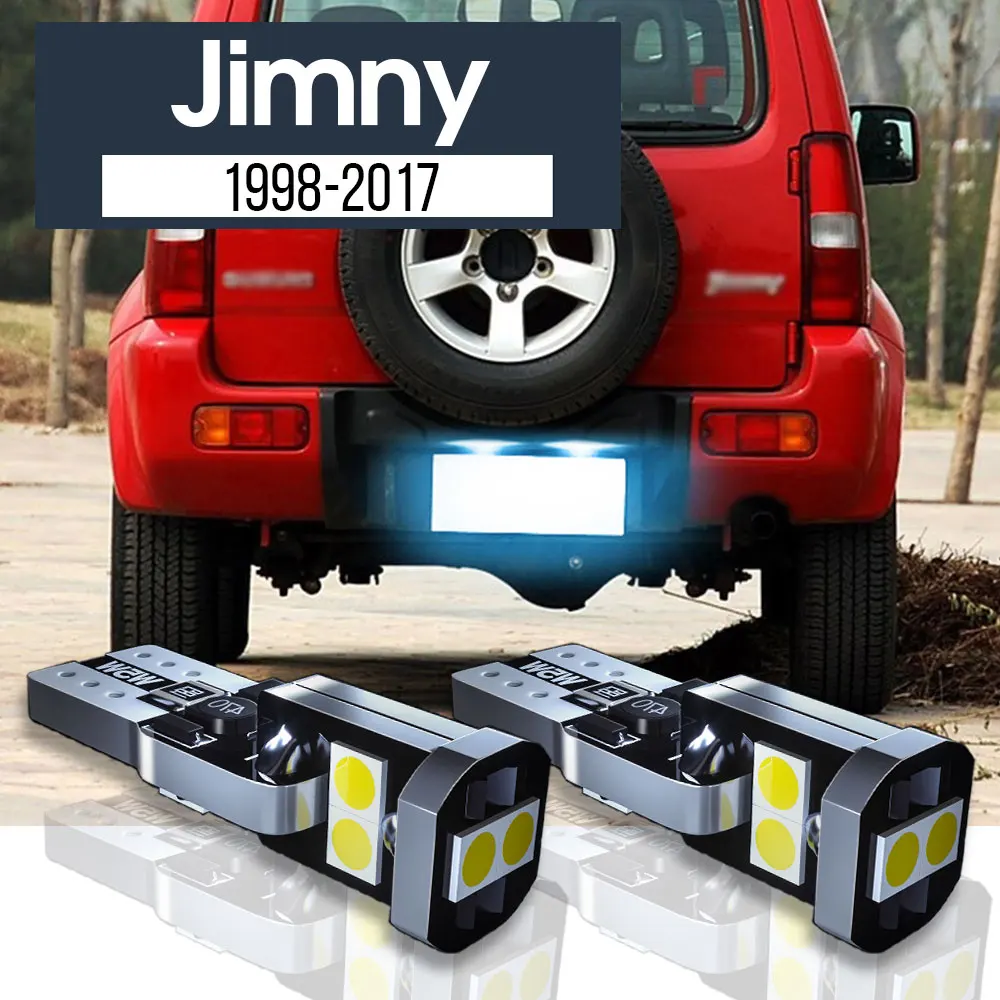 

2x LED License Plate Light Lamp Canbus Accessories For Suzuki Jimny 1998-2017 2006 2007 2008 2009 2010 2011 2012 2013 2014 2015