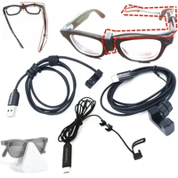 Cable de carga USB/tipo C compatible con carga directa sin estuche ni alimentación continua para gafas inteligentes Ray-Ban Meta Gen 1 2 Rayban