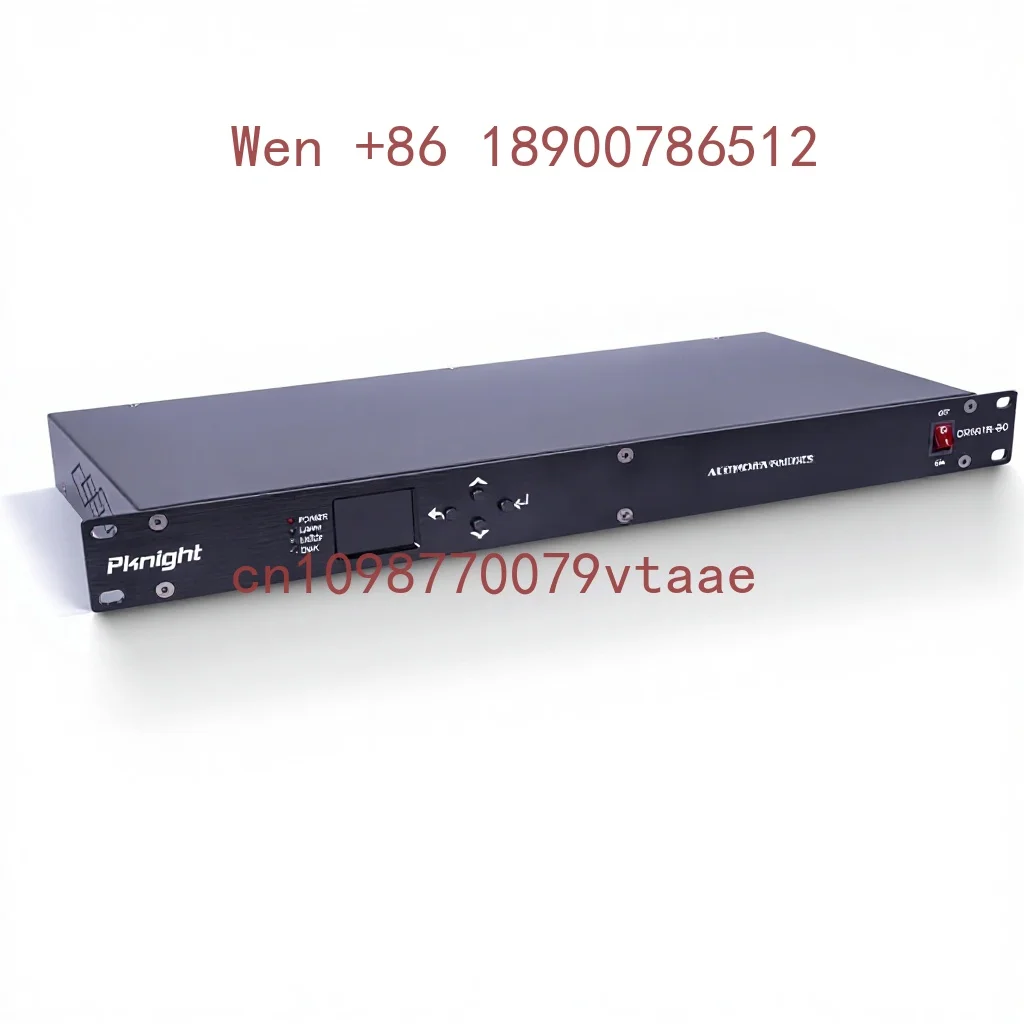 Pknight CR061R-BD 8-Port Bidirectional RDM ArtNet DMX Node 4096CH Optical Isolation IP65 LED Copper 1-Year Warranty 1U Rackmount