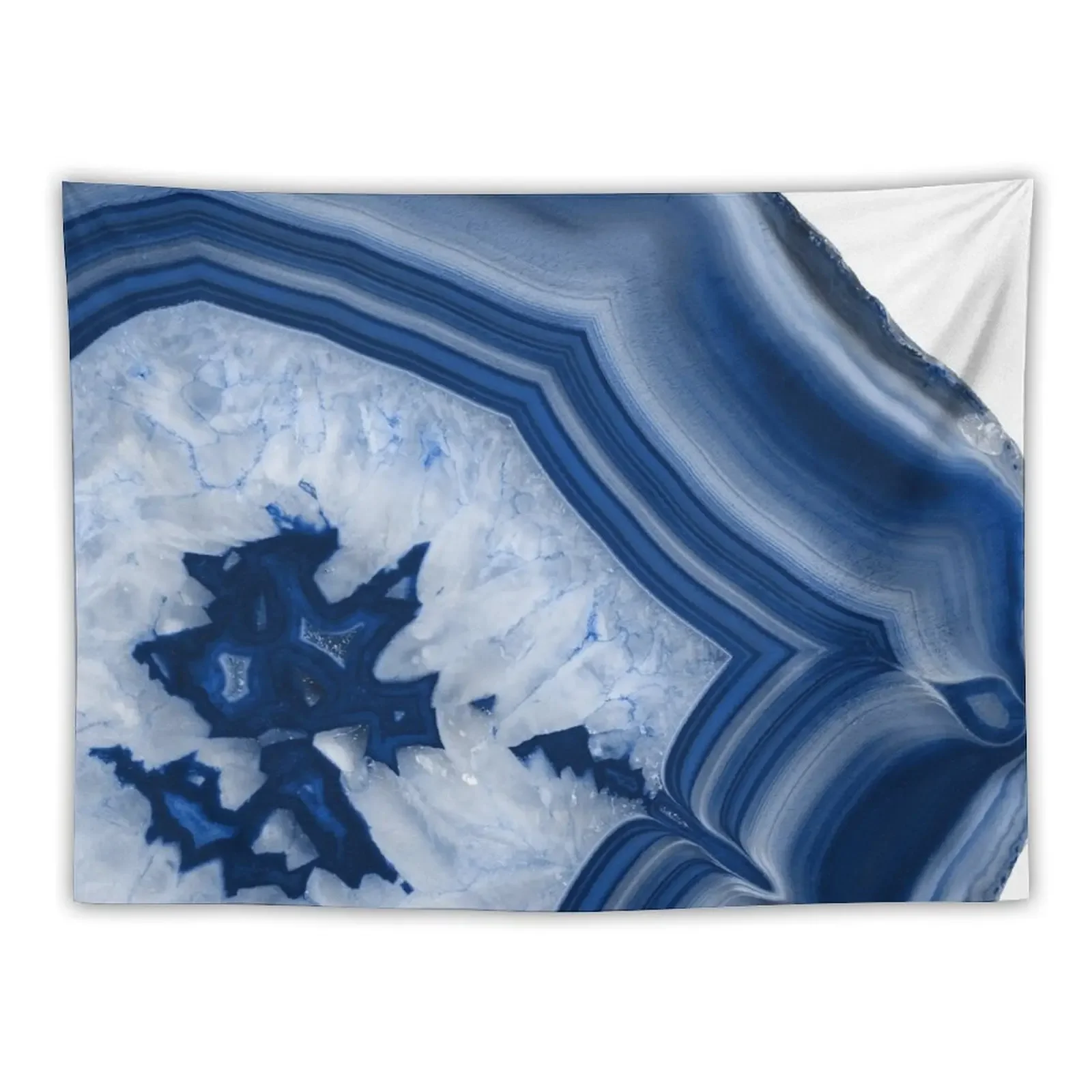 

Blue Agate Chic #2 #gem #decor #art Tapestry Decor For Bedroom Decorative Wall Mural Tapestry