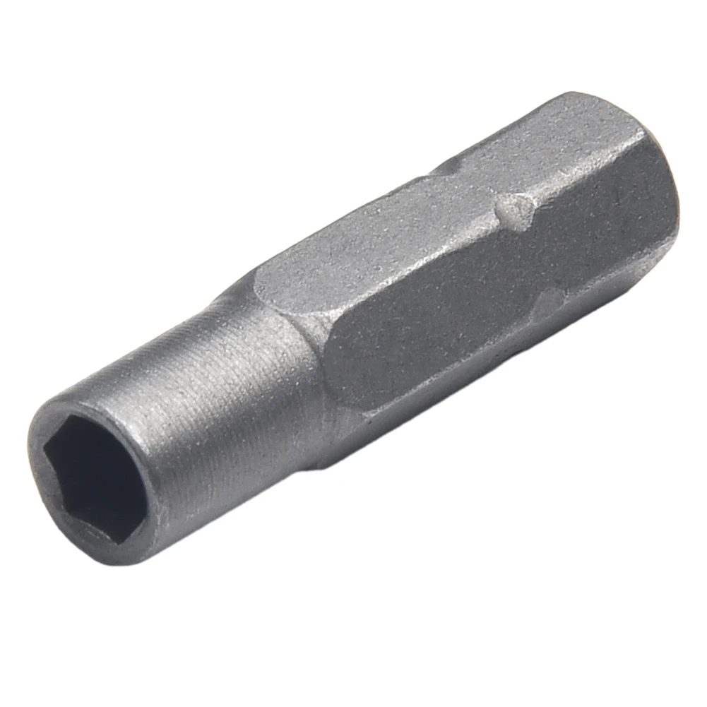 Precision Bit Holder Adapter Gray Driver Bit Adapter Bit Adapter Metal Bit Holder 4mm Socket Driver Bit Adapter