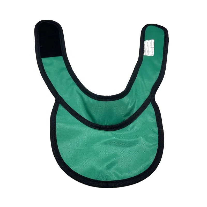 prix-d'usine-dentaire-050-mmpb-vert-pa09-3-collier-de-protection-rayons-x-etre-en-grande-demande