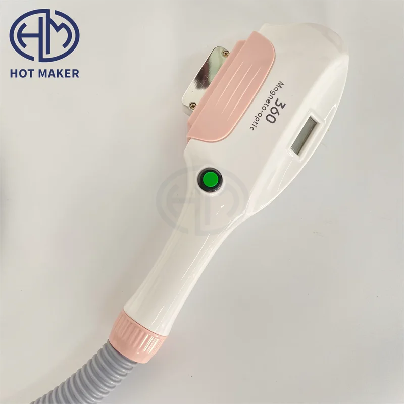 360 Magneto-optical Handle Permanent Hair Removal Device Special Beauty Instrument Opt Gun Head