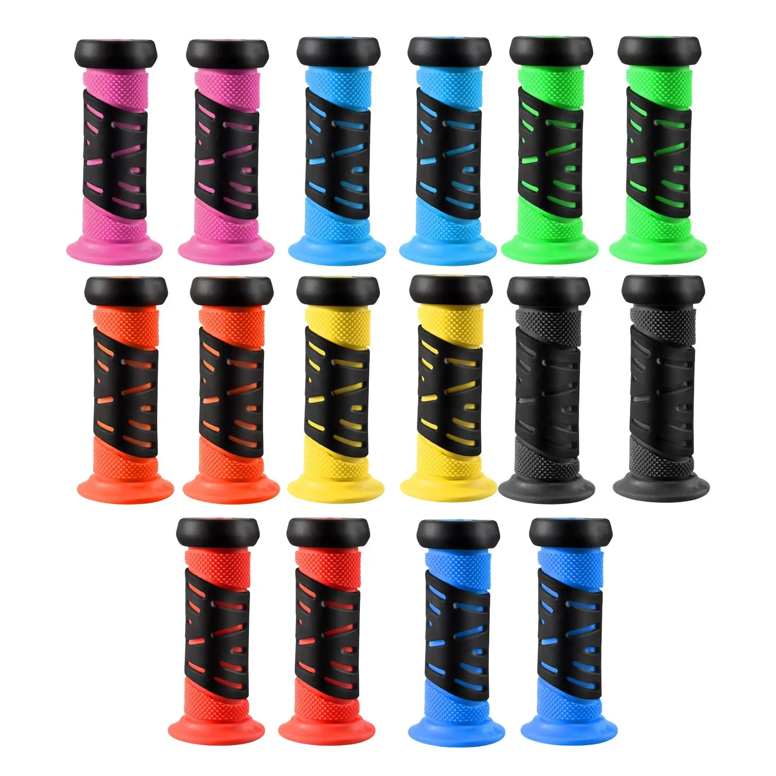 Bike Handle Grips Durable Anti Skid Grips Handle Bar Grip for Child Boys and Girls Children Bikes Biking Skateboard Scooter