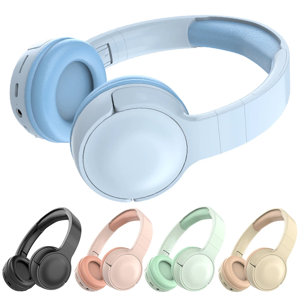 Wireless Bluetooth 5.4 Headphones Sports Gaming 10H Playtime Headphones Noise Cancelling Over-ear Headsets For Travel Cellphone