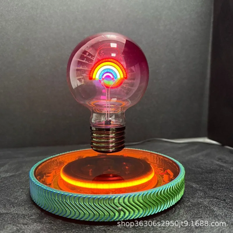 New Maglev Bulb Love Desktop Ornament Creative Atmosphere Night Light Anti-Gravity Technology