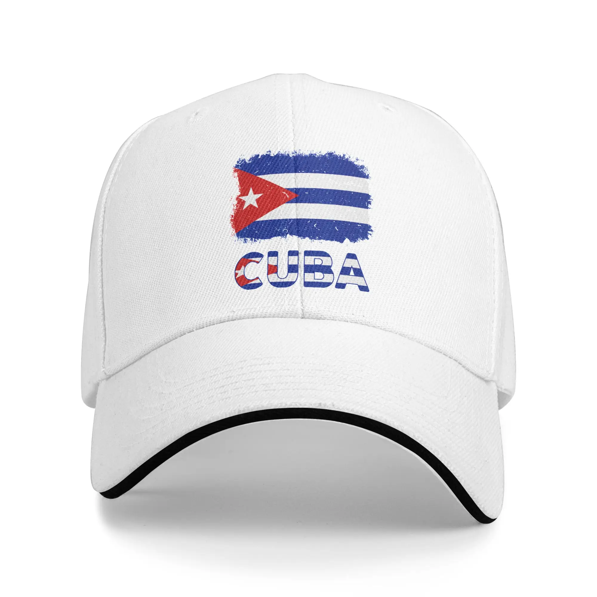Gorra de Béisbol Unisex con Bandera de Cuba, Estilo Cubano, Herencia Hispana, para Correr, Hippie, Dropshipping, Gorra Trucker, Moda
