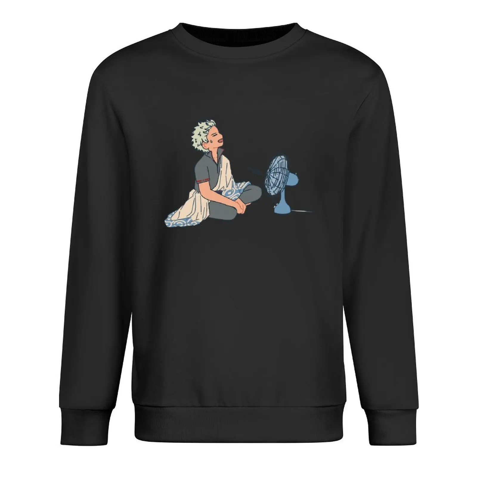 

if you go to sleep with the fan on, you'll get a stomachache, so be careful Pullover