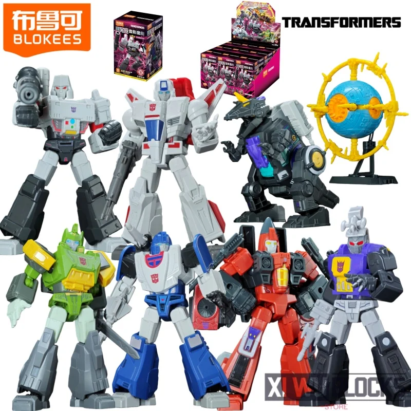 BLOKEES Transformers  Assemble Building Blocks Man Star Edition 9 Jetfire Bombshell Megatron Toy Model Collection Gift