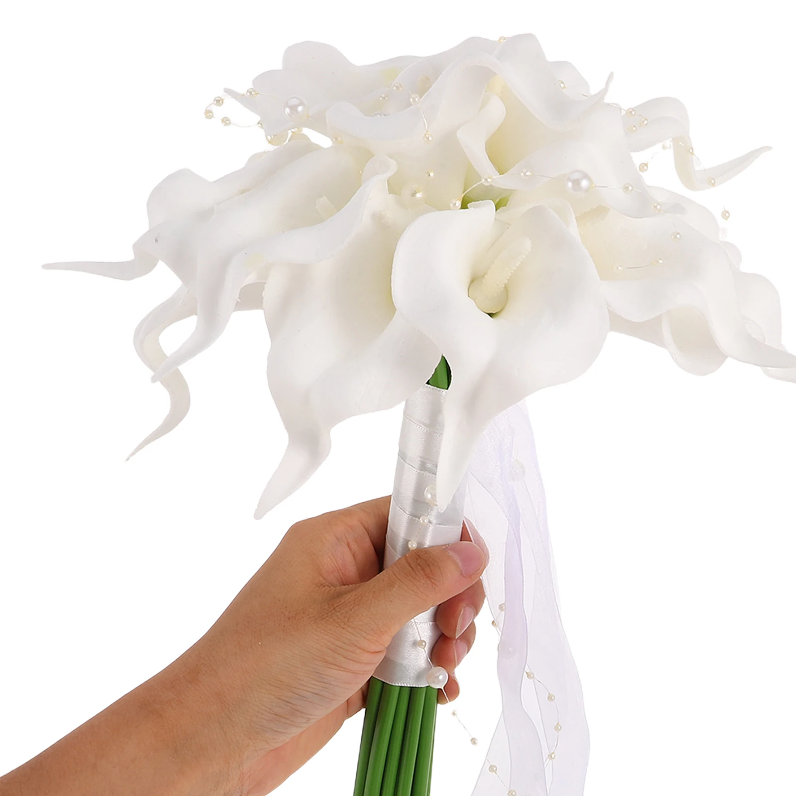 

Simulated Bouquet Faux Flower Bridal Flowers Bouquets for Bride Artificial