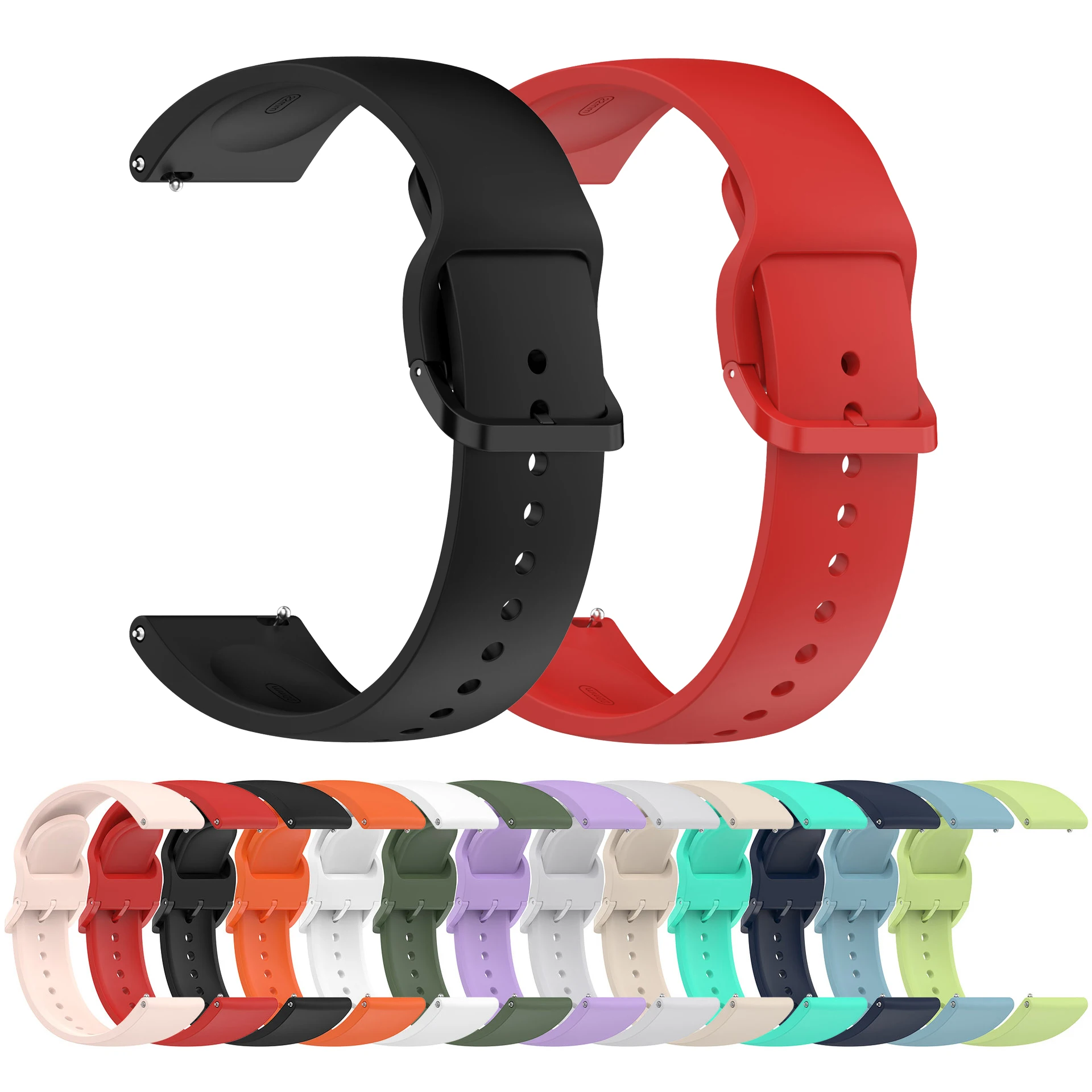 Correa de silicona para reloj inteligente Haylou Solar Plus RT3, 22mm, accesorios para pulsera Haylou RT2 LS10/GST Lite/GS/RS3 LS04