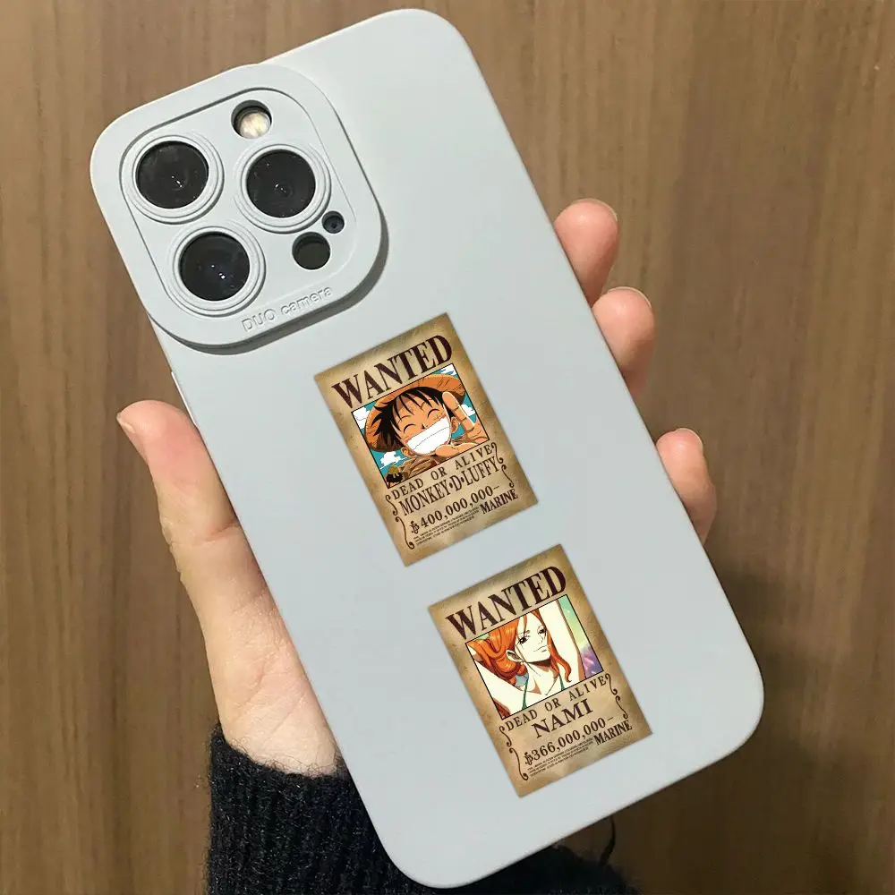 One Piece Wanted Order Complete Set Cartoon Cute 56pcs Stickers 2D DIY Decoration Stickers Cards Animation Peripherals Wholesale view 5