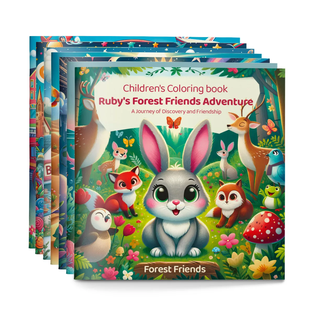 Children’s Coloring Story Book – Imaginative Picture Stories to Color for Screen-Free Activity