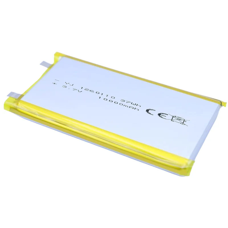 1260110 3.7V 10000mAh Li-ion Rechargeable Battery for Power Banks, LED Devices, DIY Electronics