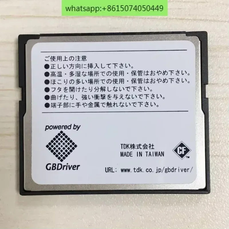 بطاقة TDK GBDriver CF 512M CF الأصلية 512 ميجابايت لأداة آلة CNC