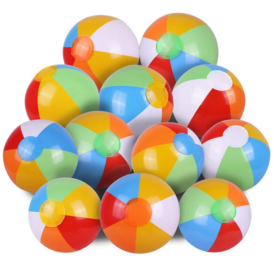 1/2/4pcs 40cm Inflatable Beach Ball Summer Swimming Pool Water Play Balls Funny Water Epithelium Volleyball
