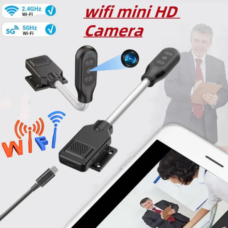 HD Smallest Mini Camera Espia Wifi Security Smart Home Surveillance Small Wifi Cam LR Night Vision Motion Detection Body Cam