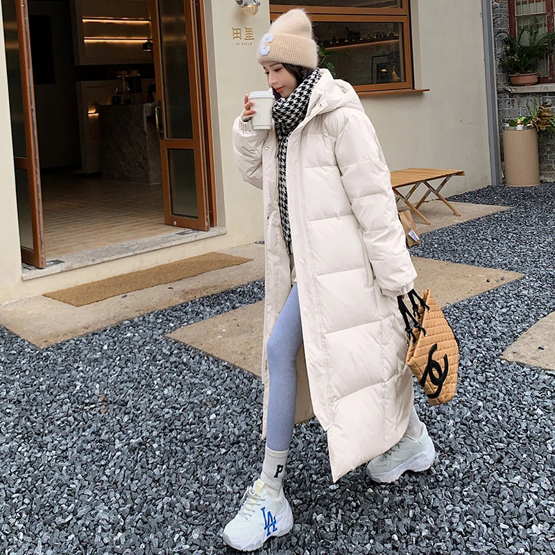 2025年冬新作 ロングパーカー ゆったり 厚手 暖かい フード付き レディース 中綿ジャケット キルティングジャケット 学生 コート 通勤 アウター