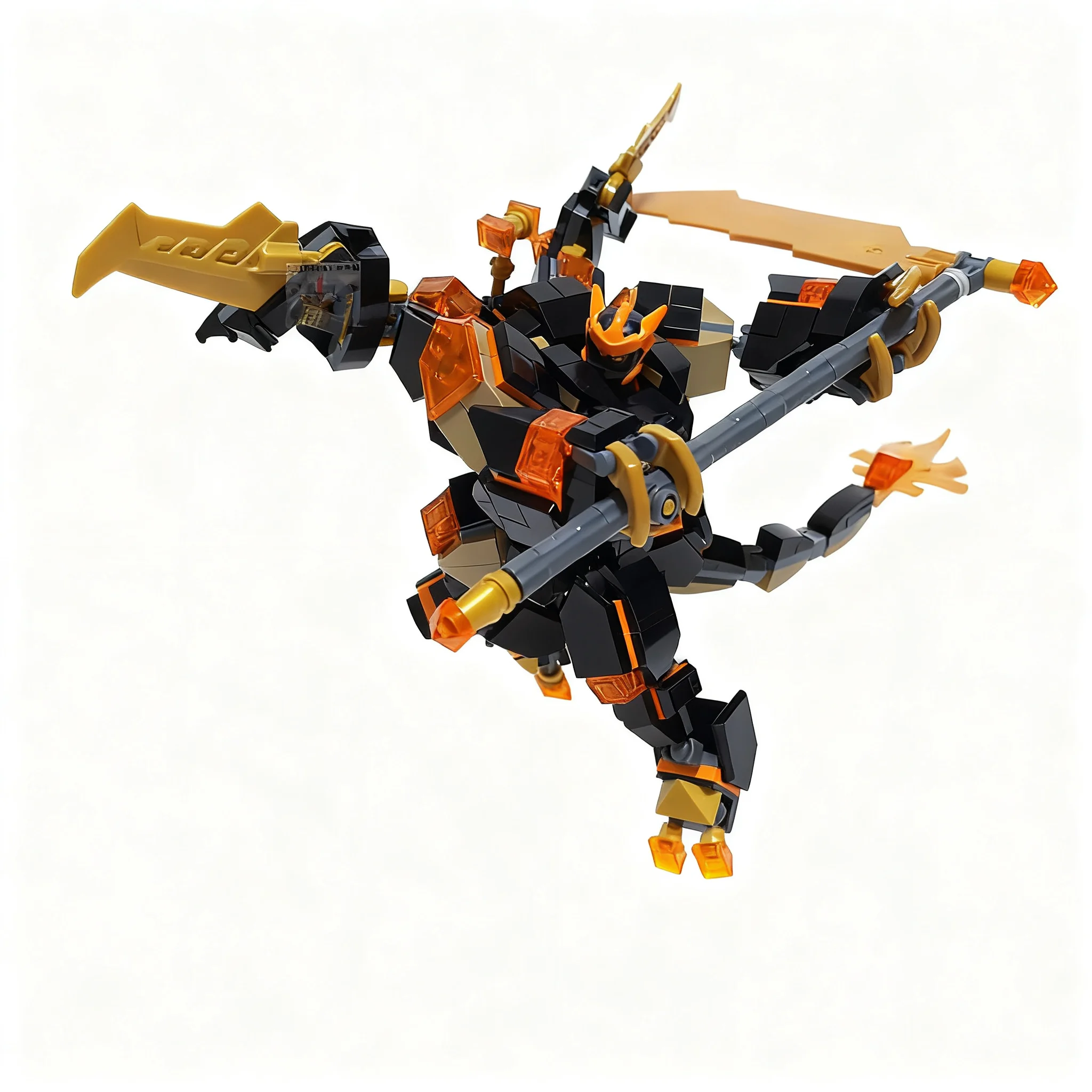 394pcs MOC Cole's Dragon Mech V1 Model Building Blocks Art Creative Education Craft Assemble DIY 3D Display Collection Birthday