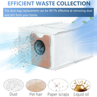 Appliances Parts Dust Bags Foreufy C10 Omni Robot Vacuum Cleaner Accessories Replacement Non-Woven Dust Bag Garbage Bag 14PCS