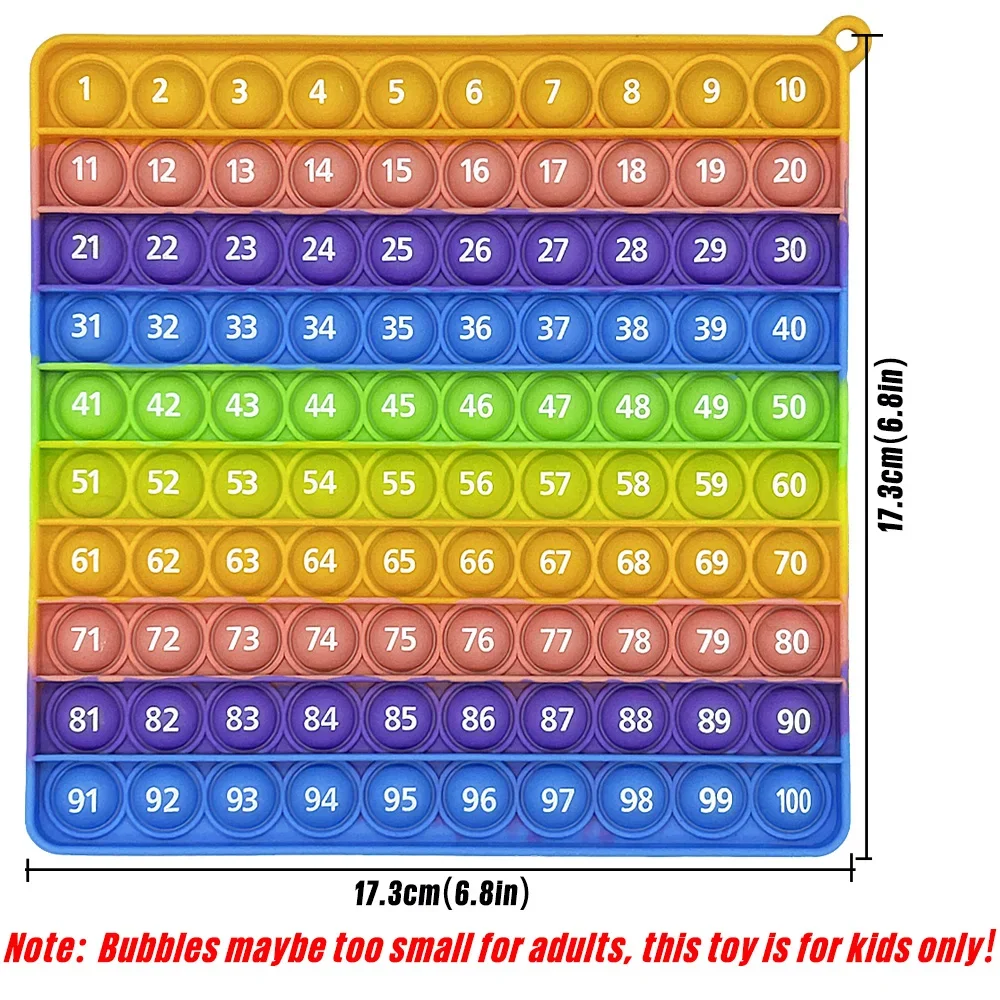 Montessori Learn 1-100 Numbers Figures Counting Math Games Math Teaching Manipulatives Educational Toys for School Kids