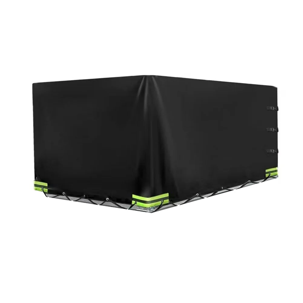 Outdoor Storage Trailer Cover Waterproof Cover Trailer Cover 420D Oxford Polyester Fabric Windproof UV-resistant