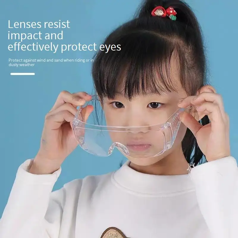 Children Anti-blue Light Safety Glasses for Student Experiments Windproof and Impact-Resistant Safety Glasses for Water Fights