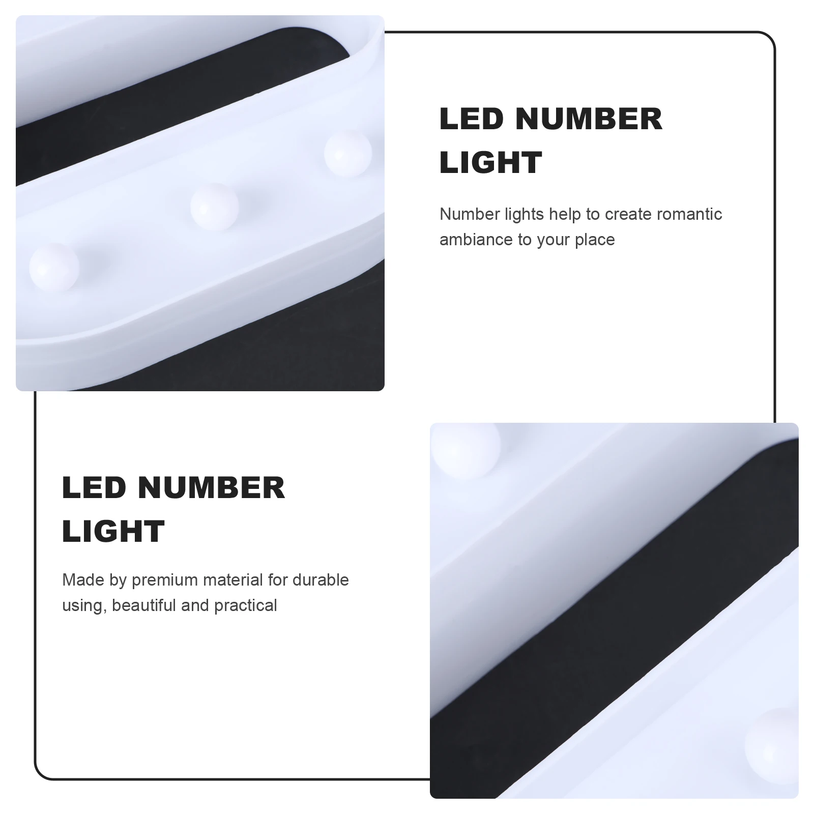 

Led Number Lights Decoration Light Up Number Sign For Wedding Birthday Party Home Bar Cafe Decor (Number 0)