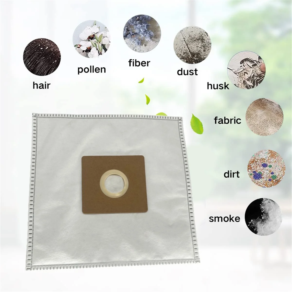 NEN170 진공 청소기 액세서리 교체 부품 용 FZFZ 먼지 봉투 부직포 쓰레기 먼지 봉투 12PCS