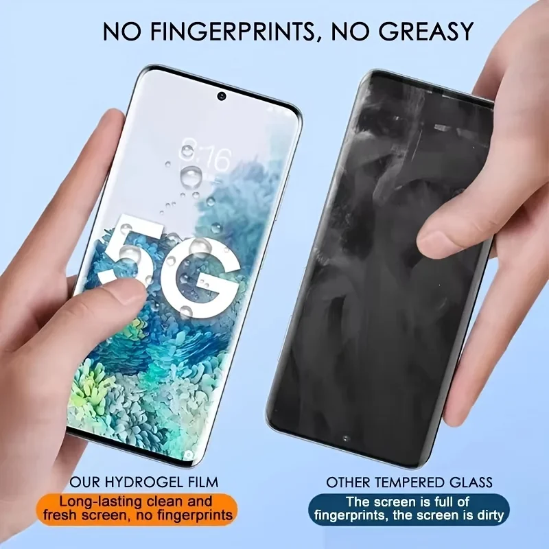 1-5 Piezas Película de Hidrogel para Samsung S25 Ultra S24 S23 S22 S21 Ultra Protector de Pantalla Samsung S25 FE S20 FE S24 Plus Película Protectora 4