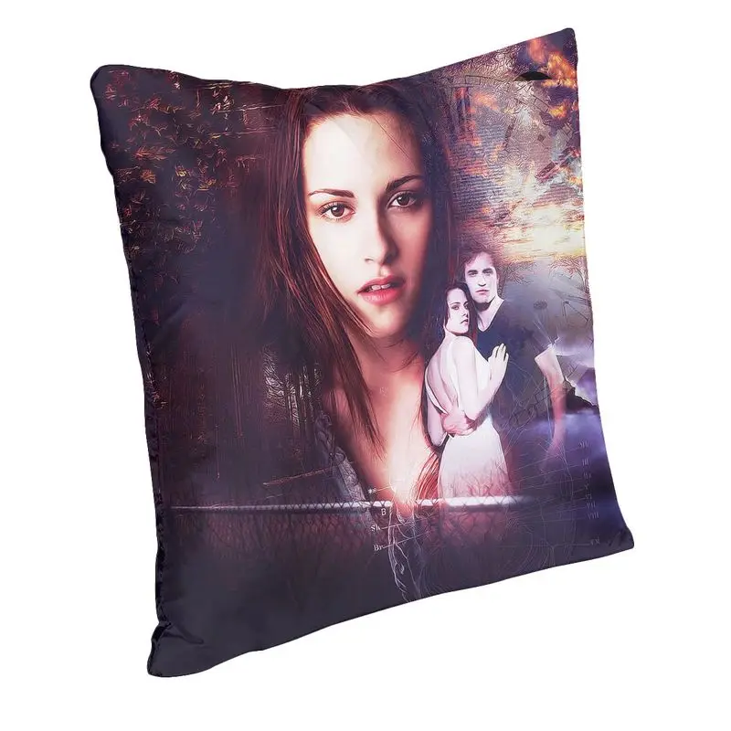 Cool The Twilight Saga Square Throw Pillow Cover Home Decor 3D Two Side Print Vampire Fantasy Film Cushion Cover for Car