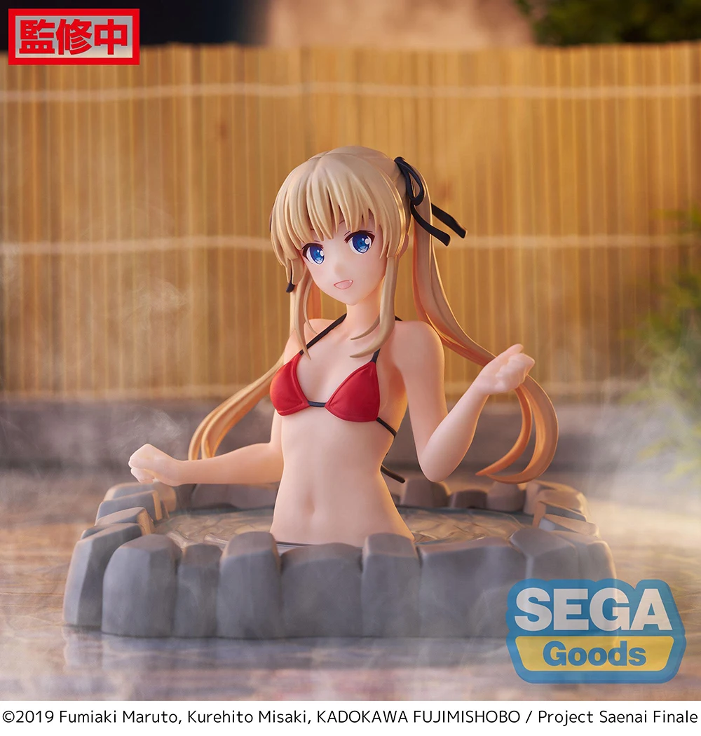 In Stock Original Sega Thermae Utopia Saenai Kanojo No Sodatekata Fine Kato Megumi Eriri Anime Bikini Waifu Girsl Figure