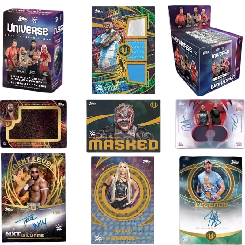 

Коллекционные карточки Topps WWE Universe Series 2025: Оригинальный подарочный набор для рестлинга высокой ценности