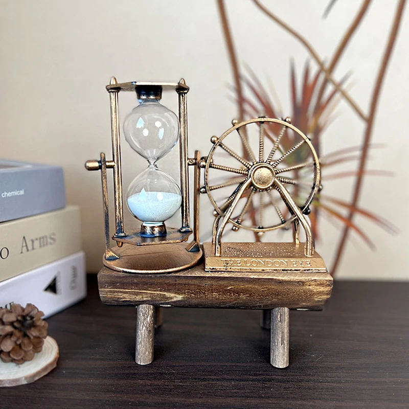 Creative Student Gift Retro Ferris Wheel Quicksand Hourglass