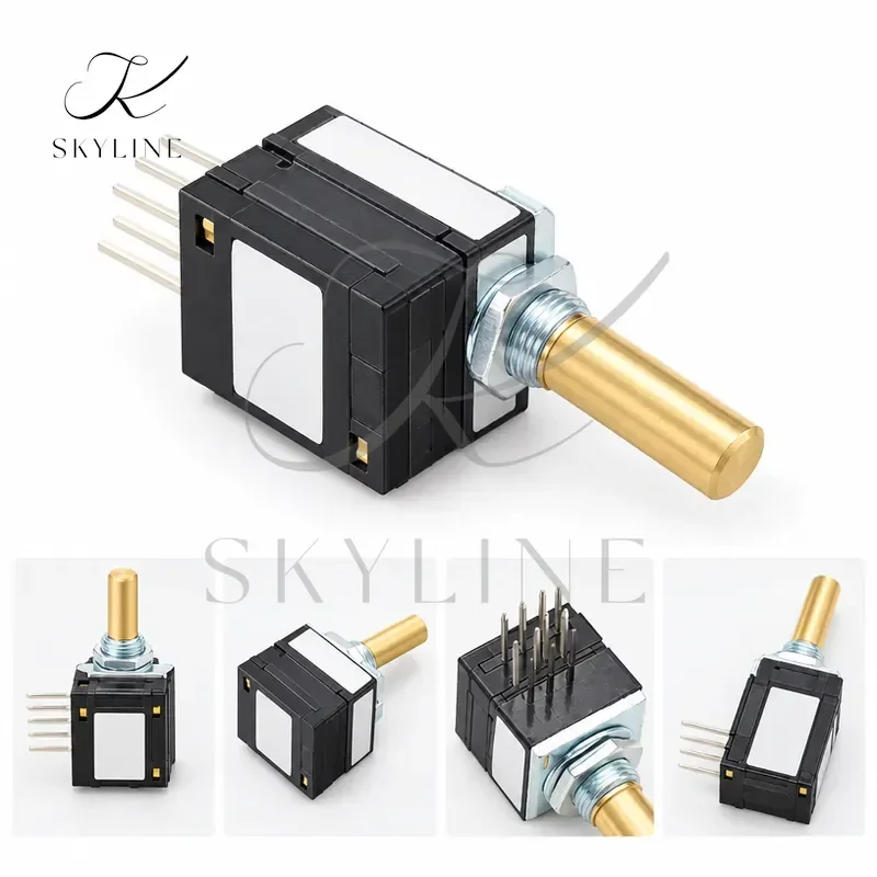 For TKD 2CP601 10K 50K 100K Conductive Plastic Film Log Type Volume Potentiometer
