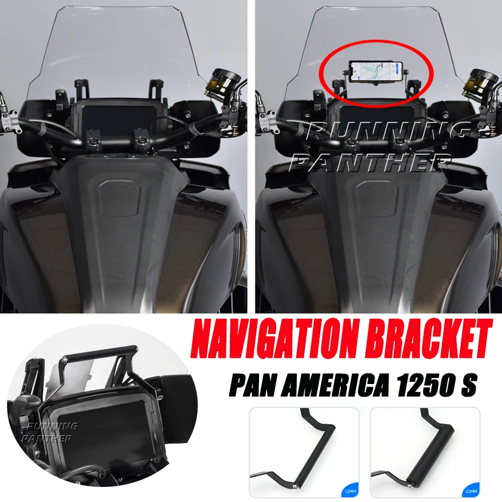 Motorcycle Mobile Phone Navigation GPS Bracket Board For PAN AMERICA 1250 S PA1250 S PANAMERICA1250 2021 2020