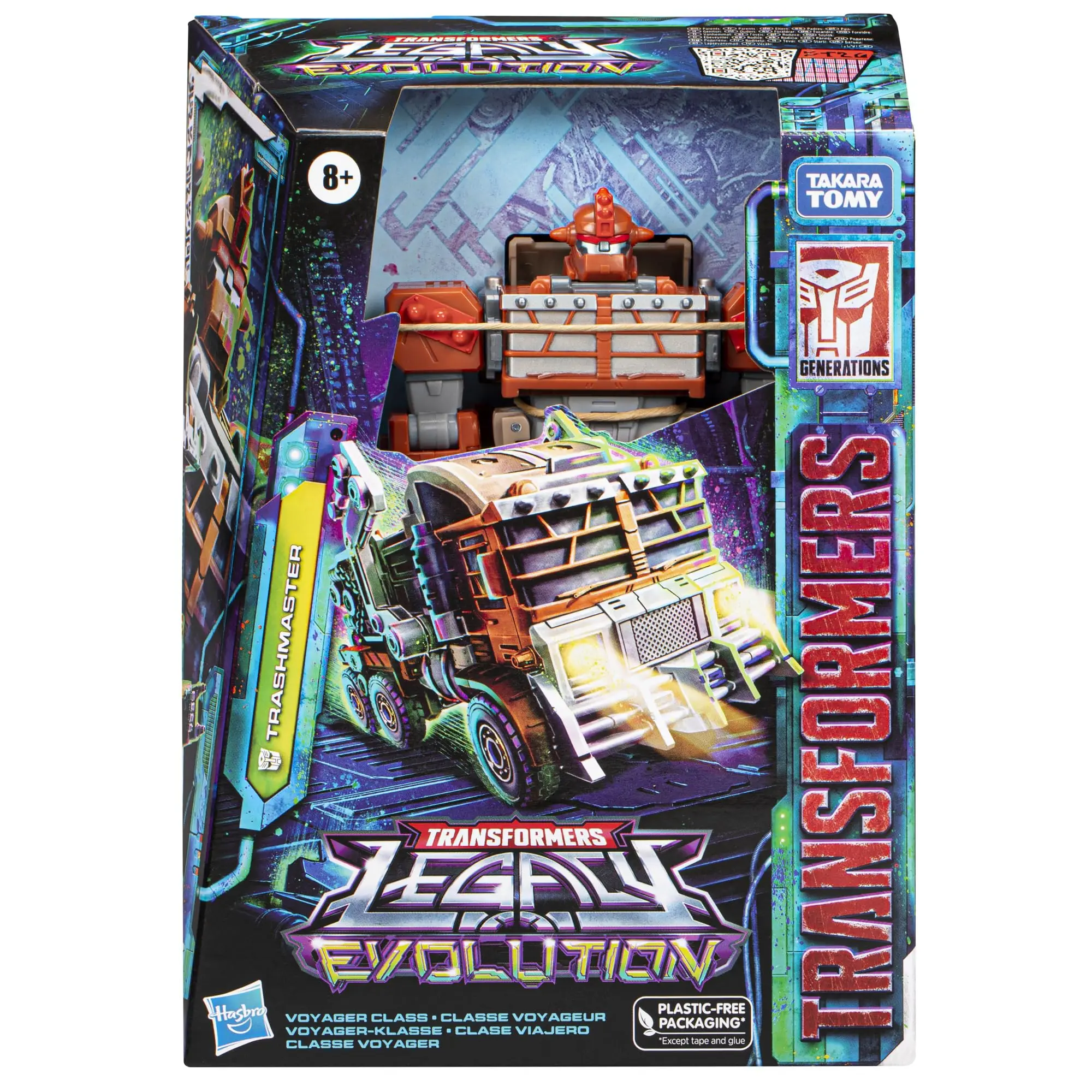 Transformers Toys Legacy Evolution Voyager Class Trashmaster Toy, 7-Inch, Action Figure for Boys and Girls Ages 8 and Up