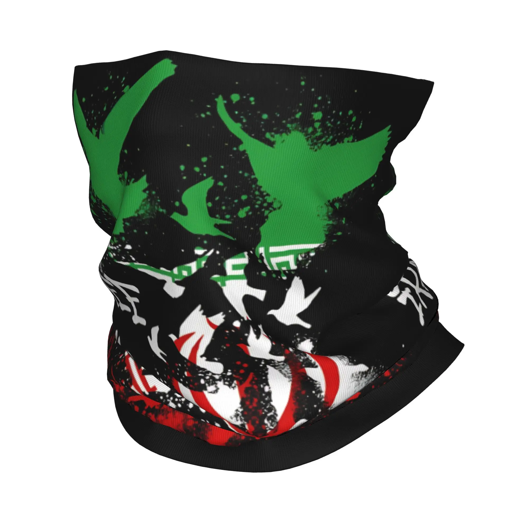 

Многофункциональный дышащий головной убор унисекс для активного отдыха и спорта: маска-шарф, бандана, гейтер с картой и флагом Ирана (Персии)