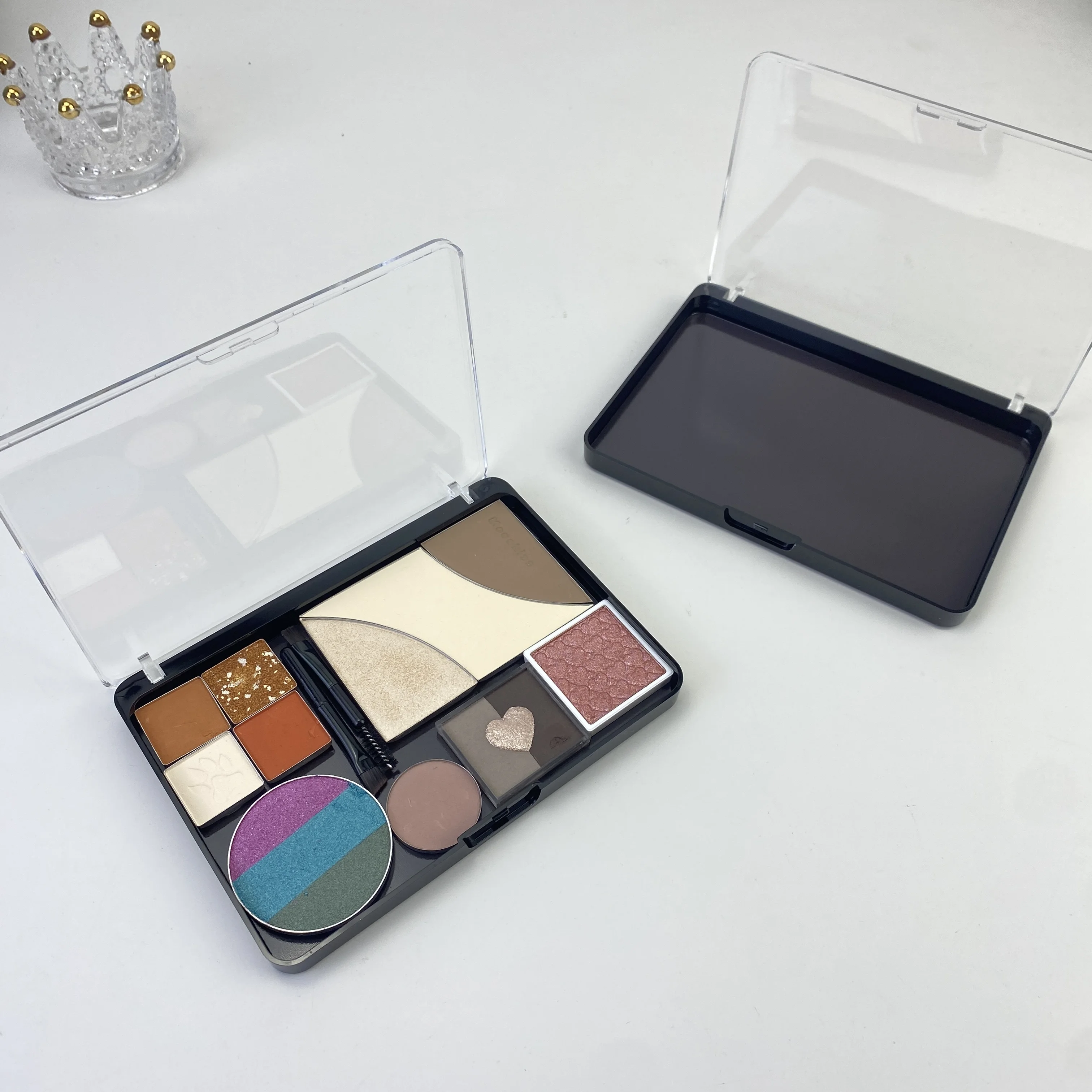 

A140 Magnetic DIY Packing Plate Transparent Cover Ultra-Thin Blush Concealer Replacement Box