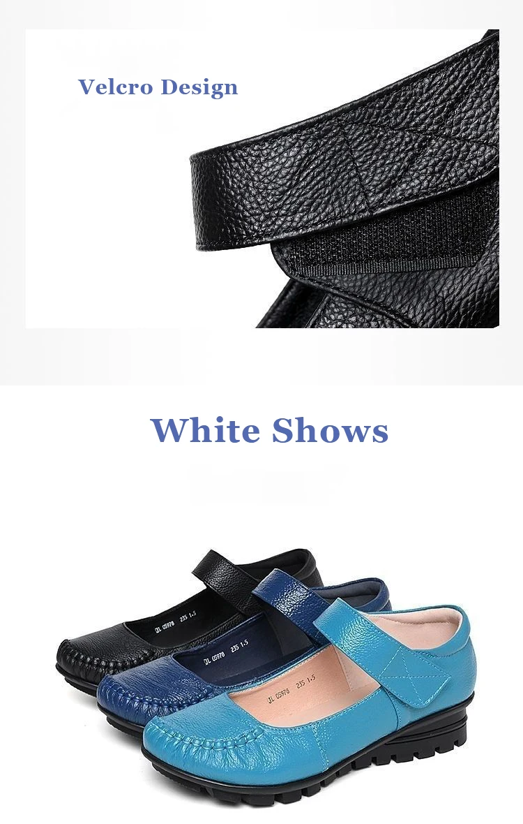 Neue Ankunft Herbst Frauen Schuhe Wohnungen Mary Jane Leder Mokassins Ballett Schuhe Casual Schwarz Loafers Damen Schuhe – Detail 27