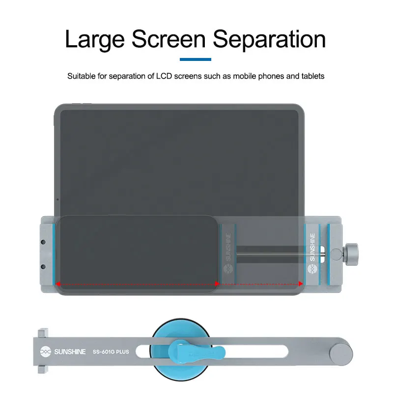 อุปกรณ์กำจัดหน้าจอที่ไม่ให้ความร้อนและ SS-601G แสงแดดหน้าจอ LCD อุปกรณ์สำหรับโทรศัพท์มือถือและแท็บเล็ต