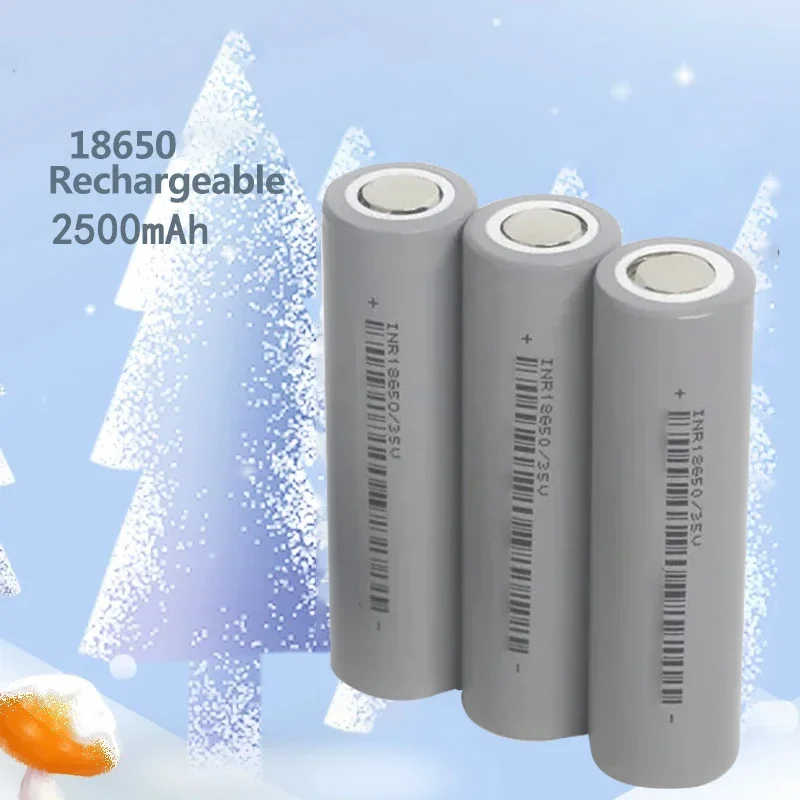 3.7V 2500mah Original 18650 High-quality Rechargeable Battery 18650 Battery 25R 20A Lithium Battery Screwdriver Flashlight